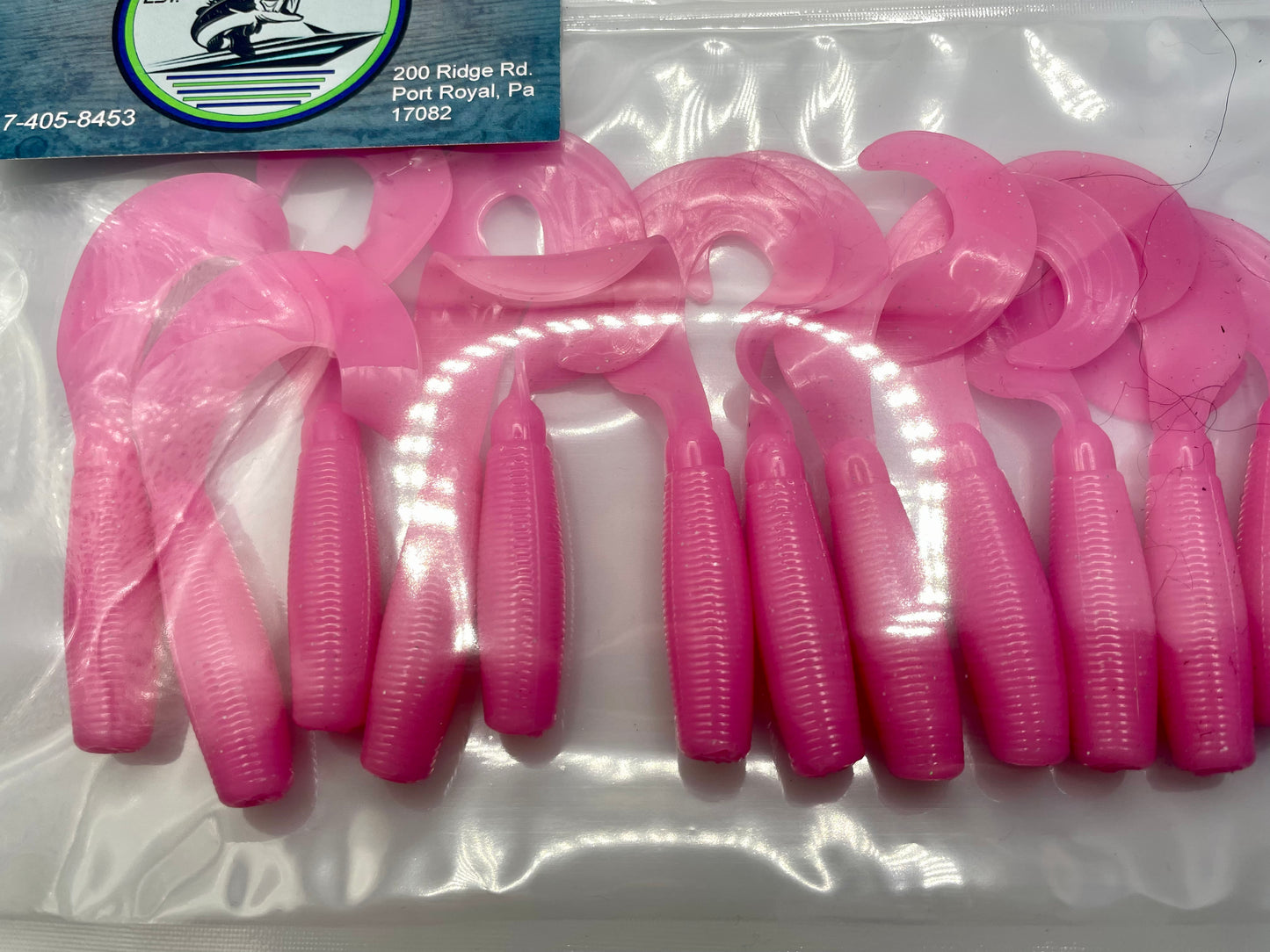 3-4" twister tail old school grub