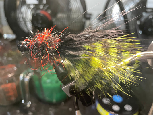 finesse crazy legs bug (hand tied)