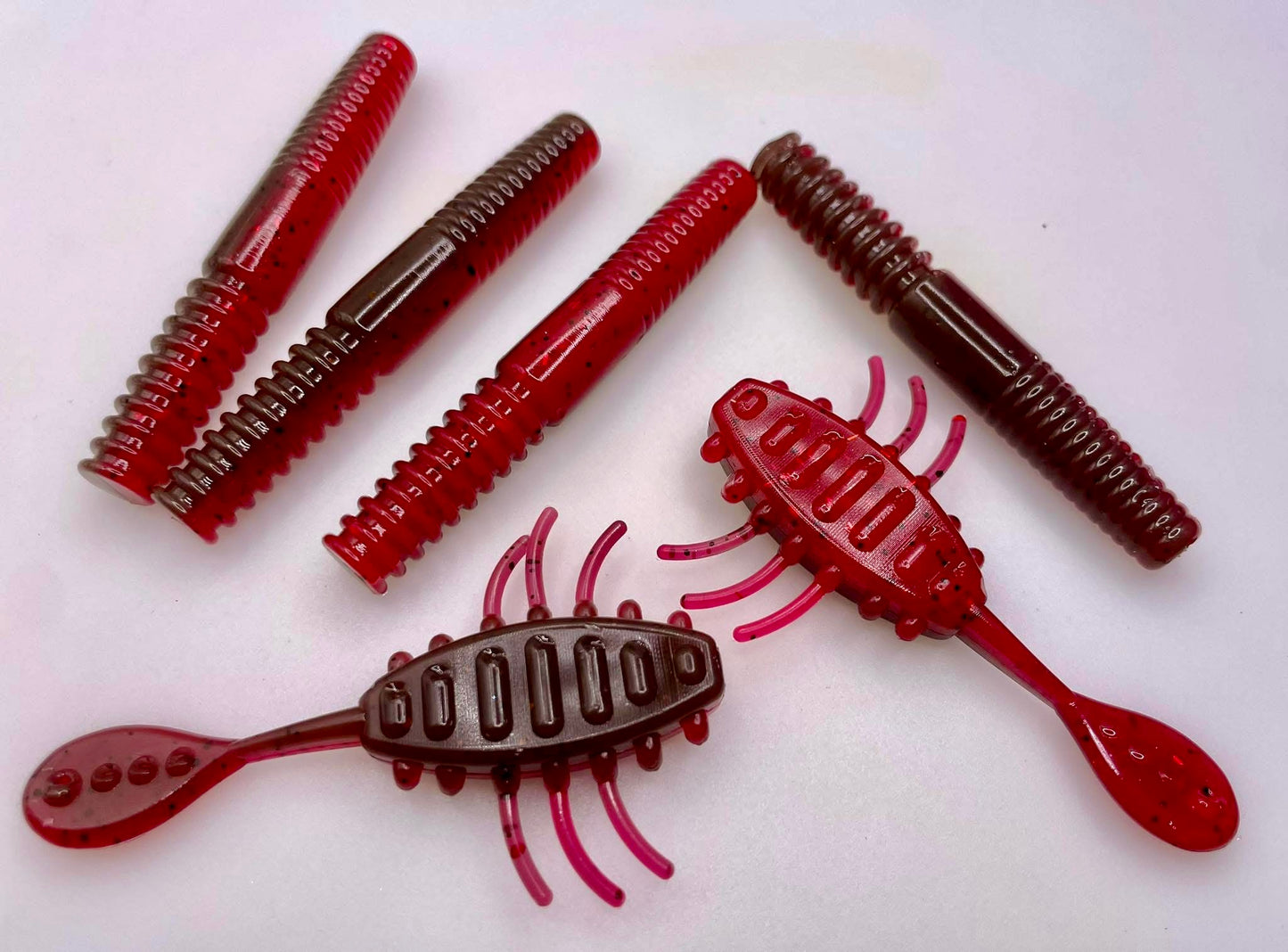 2.5” finesse creature bait/thriller bait