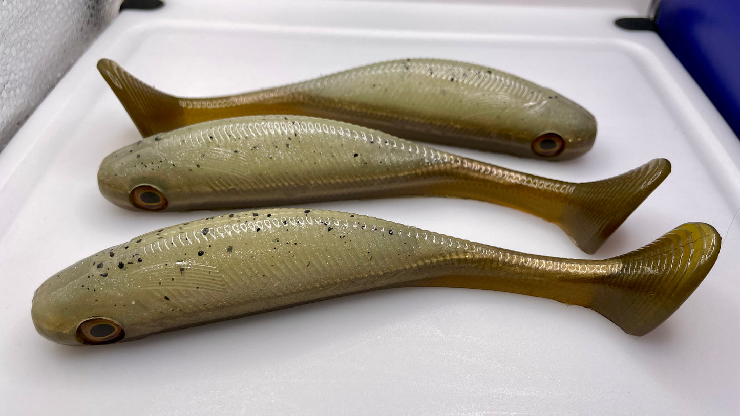 6" paddle tail swimbait - hand pour