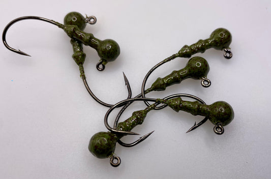 1/0 stonecat ball head jigs