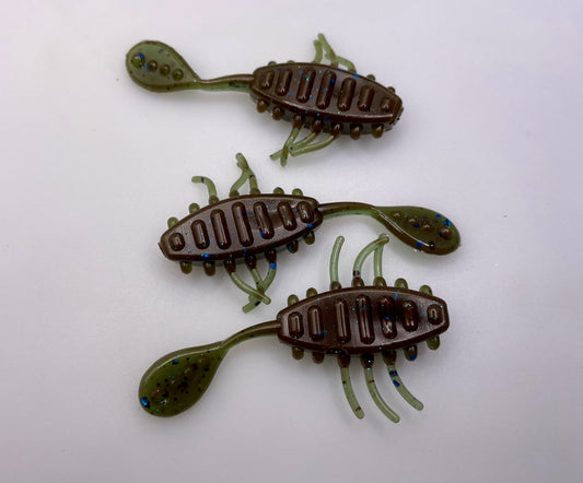 2.5” finesse creature bait/thriller bait