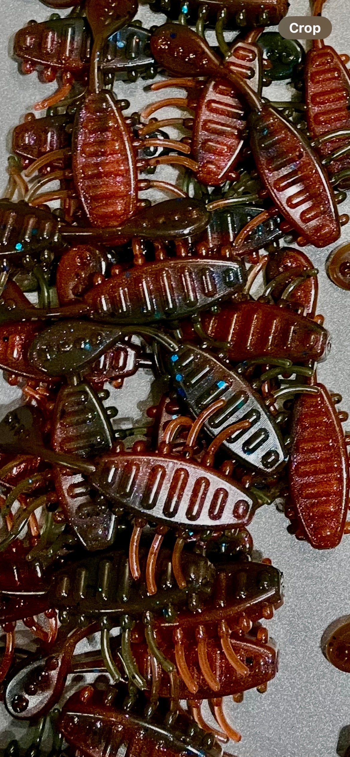 2.5” finesse creature bait/thriller bait