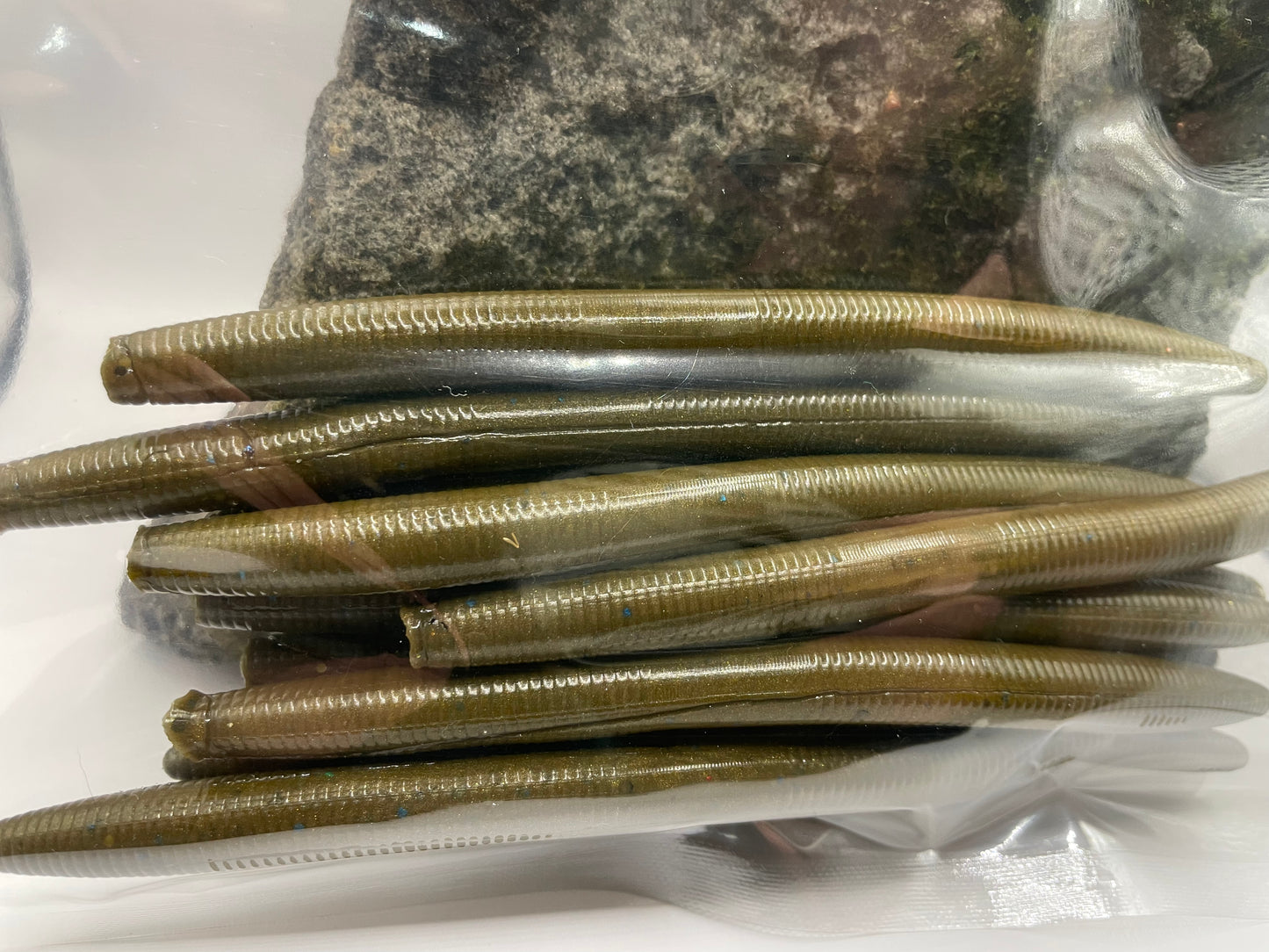 5" stickbait loaded w/ salt