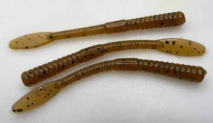 4” smallie worm/motor city worm