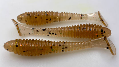3.2" ringed swimbait paddletail