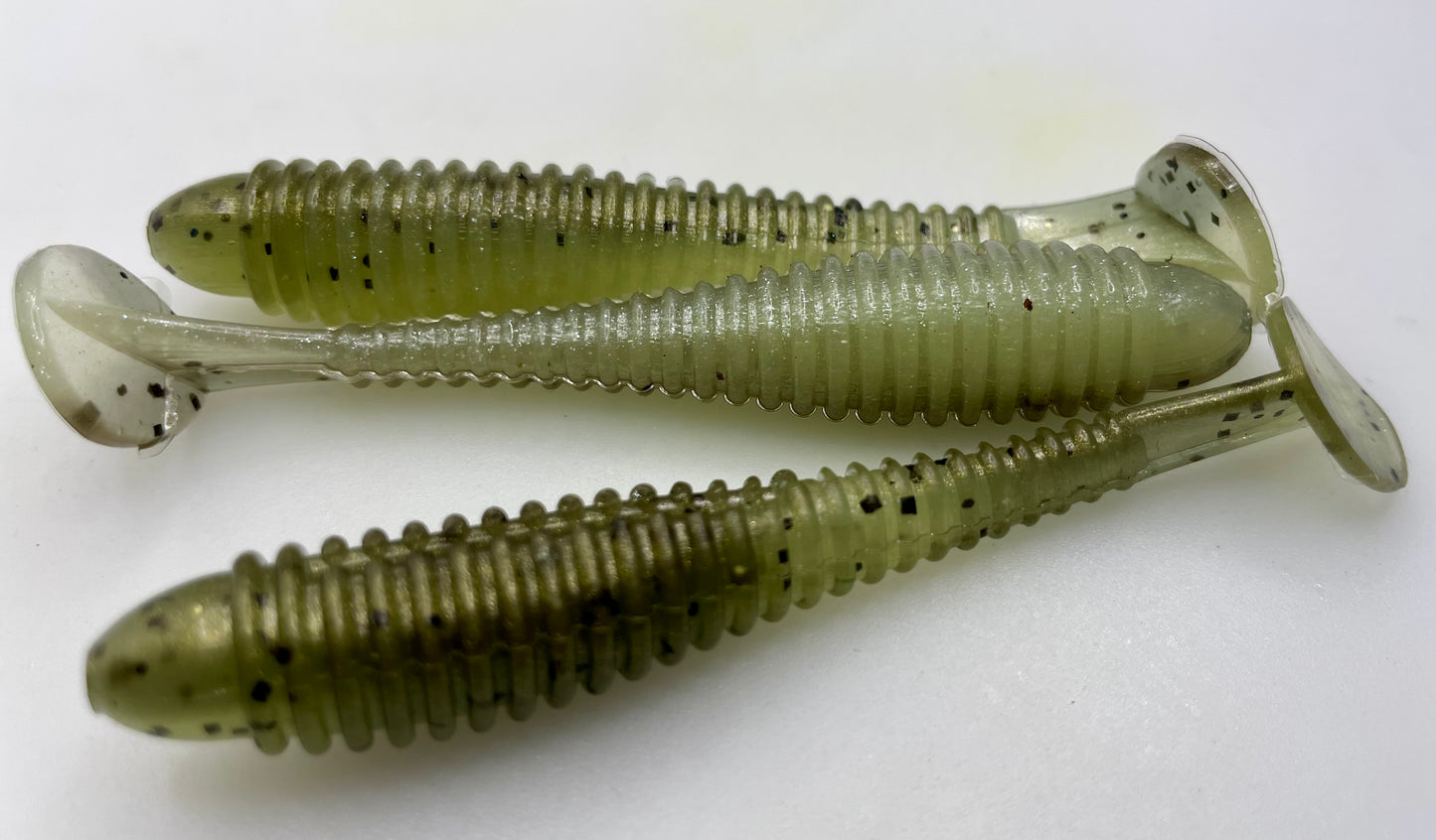 3.2" ringed swimbait paddletail