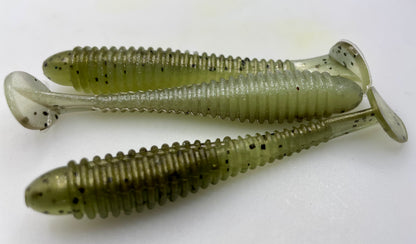 3.2" ringed swimbait paddletail