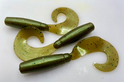 3-4" twister Old School Grub