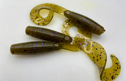 3-4" twister Old School Grub