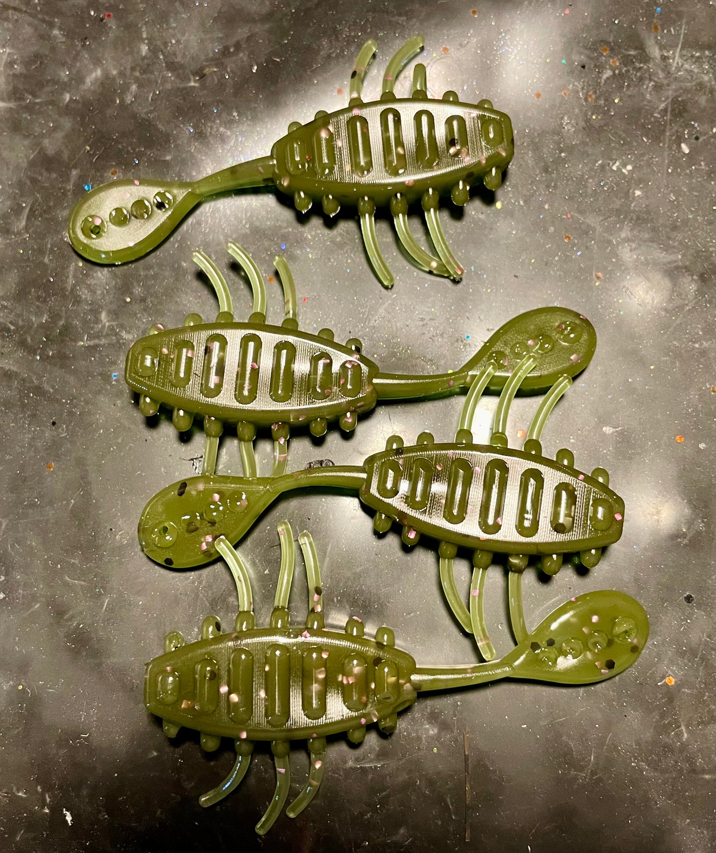 2.5” finesse creature bait/thriller bait