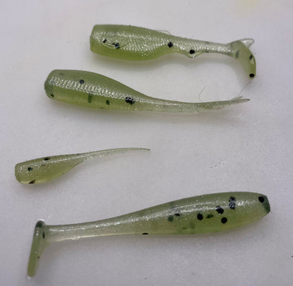 2" paddle tail minnow