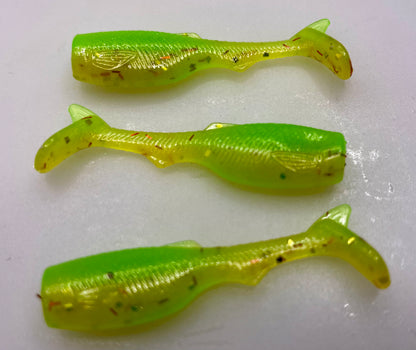 2" paddle tail minnow