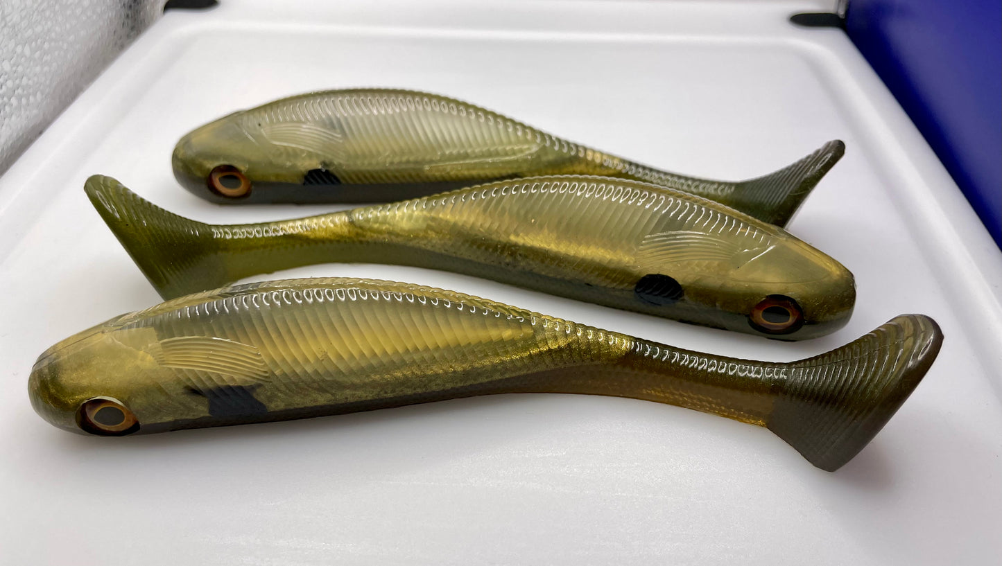 6" paddle tail swimbait - hand pour