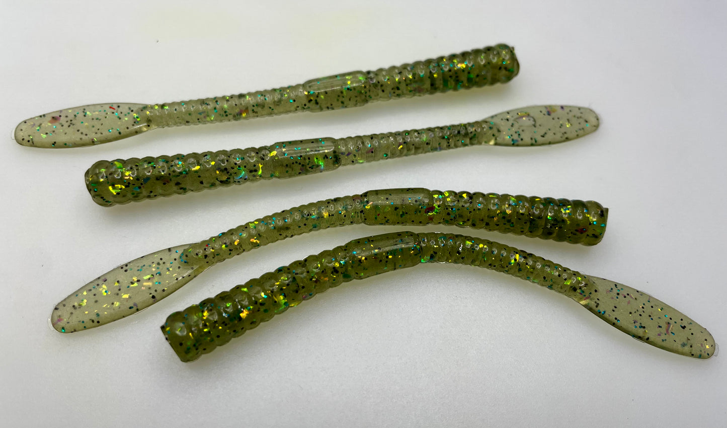 4” smallie worm/motor city worm