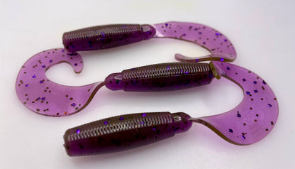 3-4" twister Old School Grub