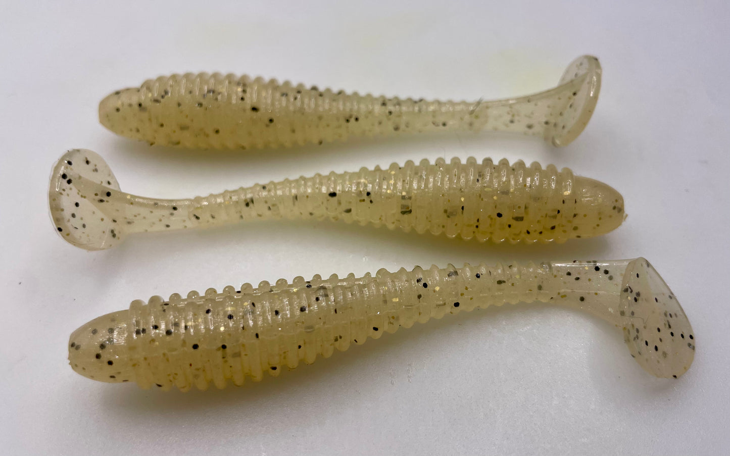 3.2" ringed swimbait paddletail