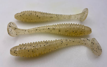 3.2" ringed swimbait paddletail